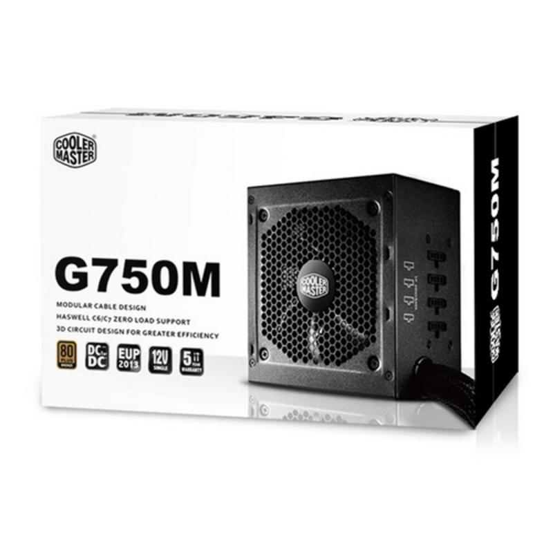 Блок питания Cooler Master G750M (RS750-AMAAB1-EU) 750W