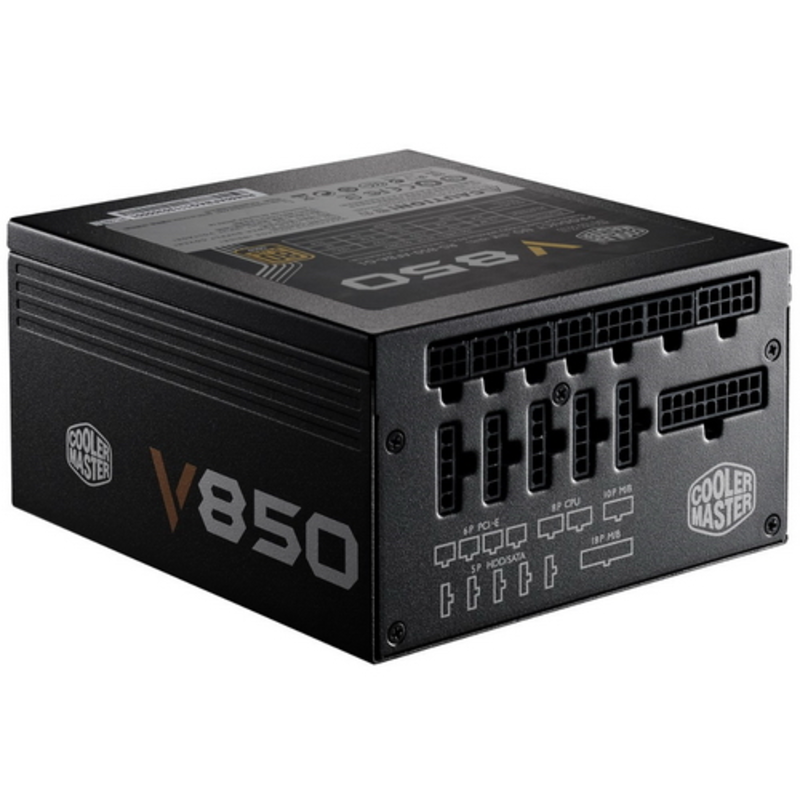 Блок питания Cooler Master V850 RS850-AFBAG1-EU 850W, ATX, 135mm, 9xSATA, 6xPCI-E(6+2), APFC, 80+ Gold