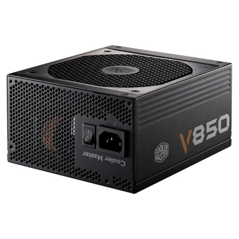 Блок питания Cooler Master V850 RS850-AFBAG1-EU 850W, ATX, 135mm, 9xSATA, 6xPCI-E(6+2), APFC, 80+ Gold