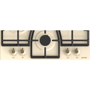 Варочная поверхность газовая Gorenje GW6D41CLI слоновая кость