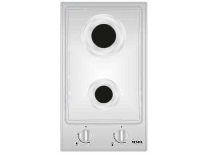 Варочная поверхность газовая Vestel VDG 30 S2, нержавеющая сталь, серебро