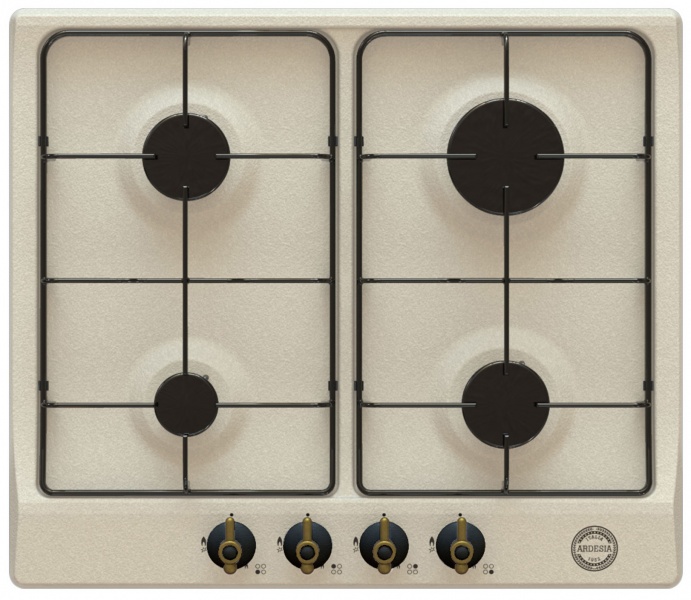 Газовая варочная поверхность Ardesia HBF 64 I крем