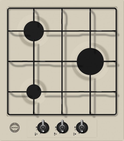 Газовая варочная поверхность Ardesia PFS 4030 VIC бежевый