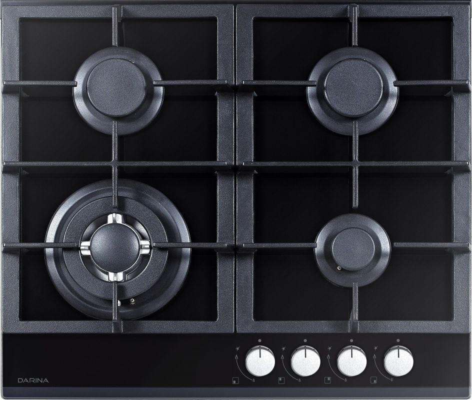 Газовая варочная поверхность Darina 1T3 C 308 B стекло черное