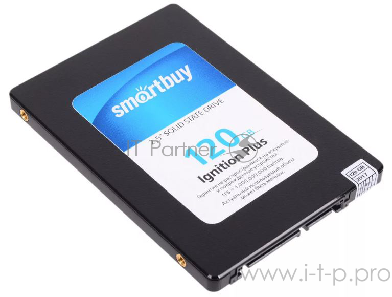 накопитель Smartbuy SSD 120Gb Ignition Plus SB120GB-IGNP-25SAT3 {SATA3.0, 7mm}