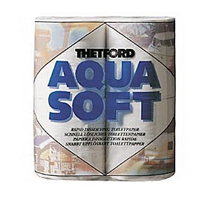 Бумага для биотуалета Thetford Aqua Soft (блок 4шт, растворимая, вес 0,7)