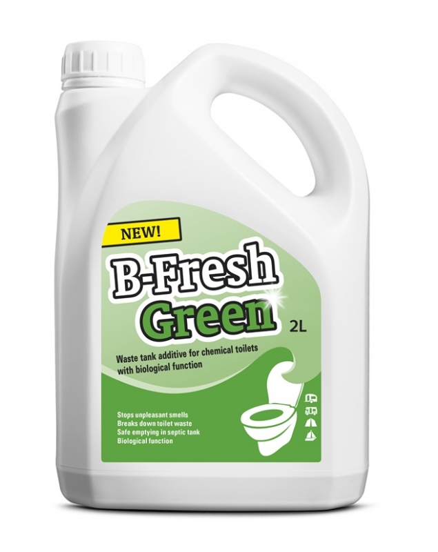 Чистящее средство для биотуалета B-FRESH GREEN (в нижний бак, зелёная без формальдегида, объём 2л)