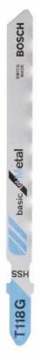 Пилки для лобзика Bosch 2608631012 5 шт. T 118 G, HSS