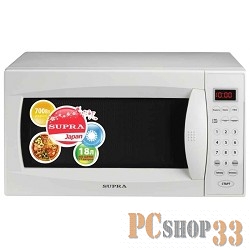 Микроволновая печь Микроволновые печи SUPRA MWS-1806SW, 18л, 700вт, сенсорное управление, белый