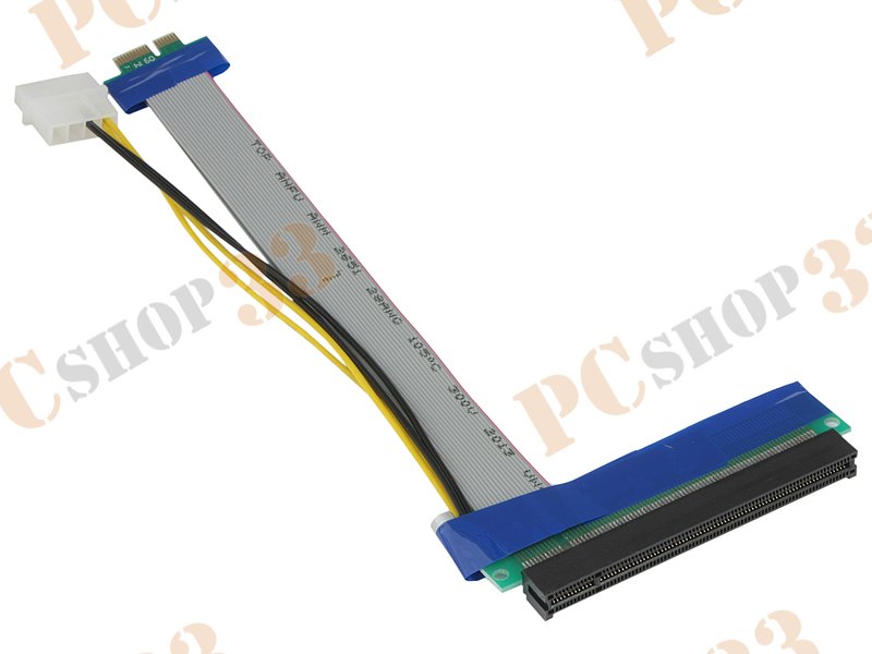 Кабель-переходник PCI-E x1->PCI-E x16 Espada E PCIE X1-16p w