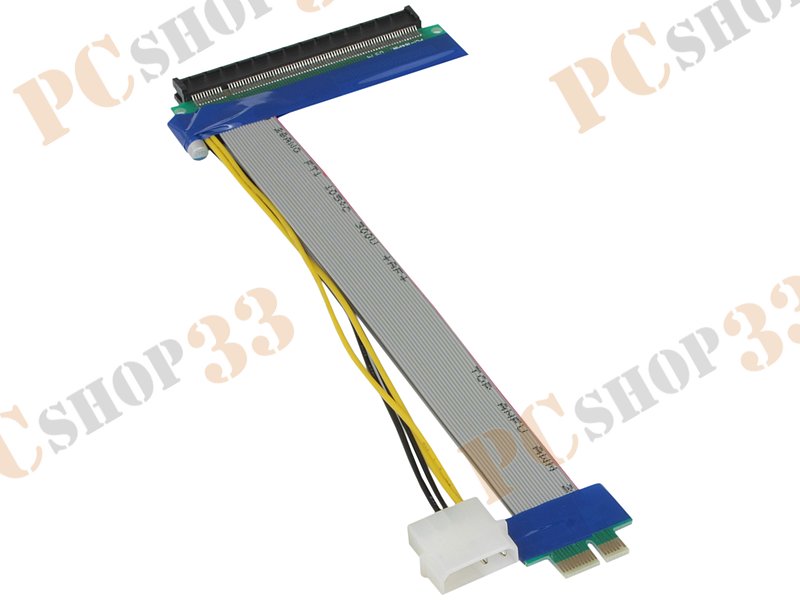 Кабель-переходник PCI-E x1->PCI-E x16 Espada E PCIE X1-16p w