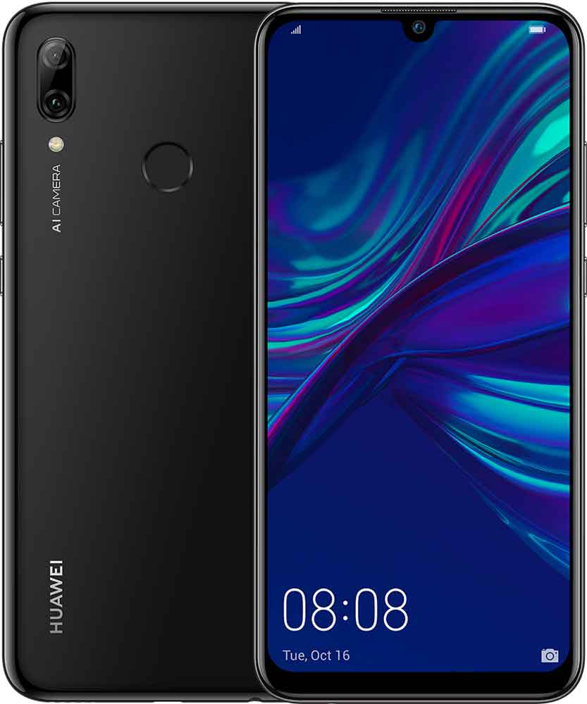Смартфон Huawei P Smart 2019 черный 6,21 32 Гб LTE Wi-Fi GPS 3G 9.0, 2340*1080, 13MP+2MP/16MP, BT,
