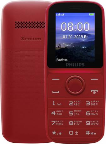 Мобильный телефон Philips E109 Xenium красный