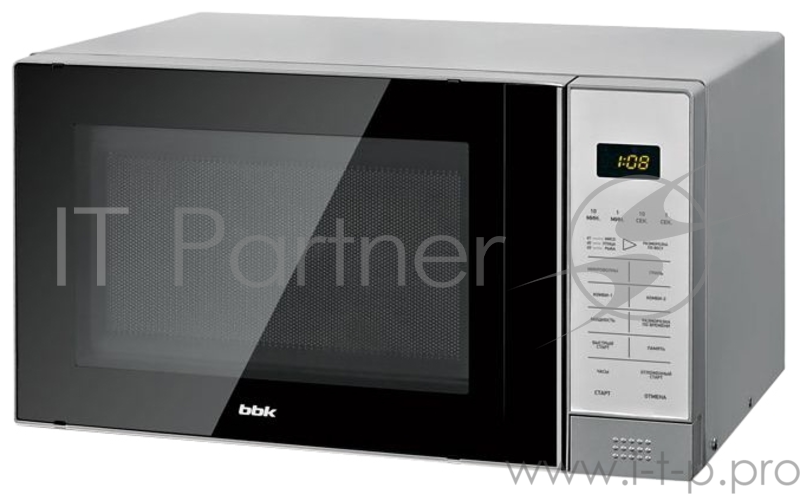 Микроволновые печи BBK BBK 20MWG-736S/BS (гриль) черный/серебро