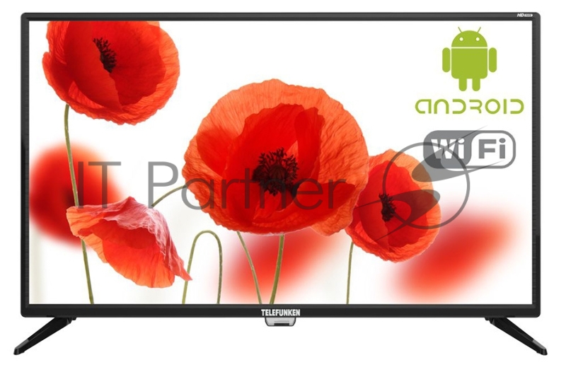 Телевизор LED 32 TELEFUNKEN TF-LED32S86T2S Черный, HD READY, Wi-Fi, SMART TV, HDMI, USB, DVB-T/DVB-T2/DVB-C/DVB-S/DVB-S2