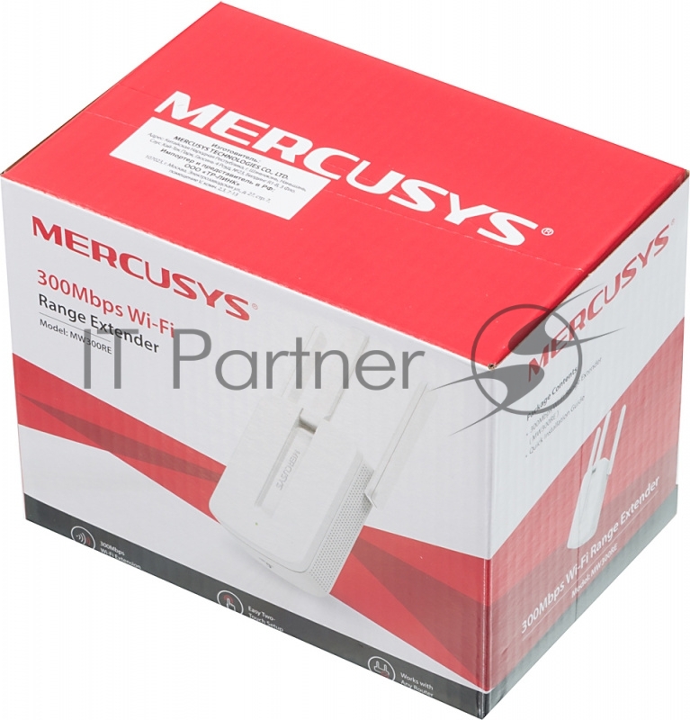 Mercusys Mercusys MW300RE N300 Усилитель Wi-Fi сигнала