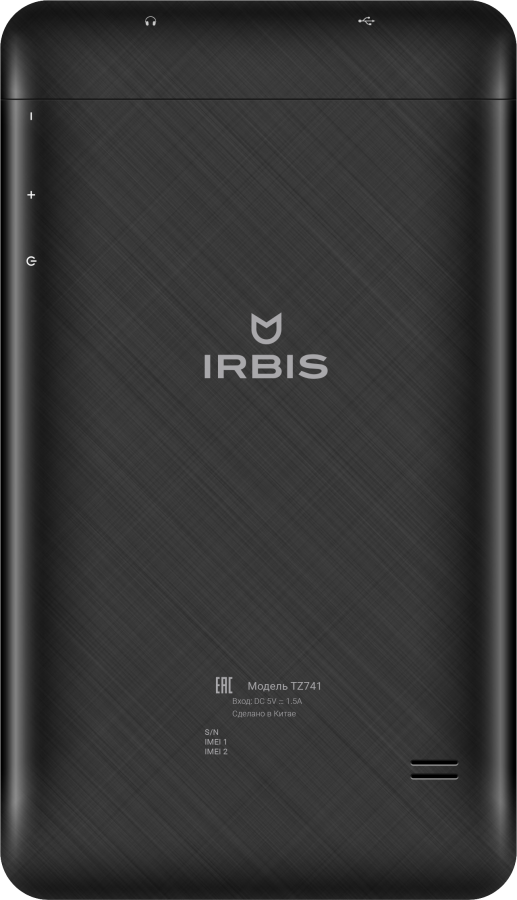 Планшет IRBIS TZ771 3G Black {(7 IPS 1024x600, 4 x 1ГГц, 1+8Гб, 2400мАч, 7.0}