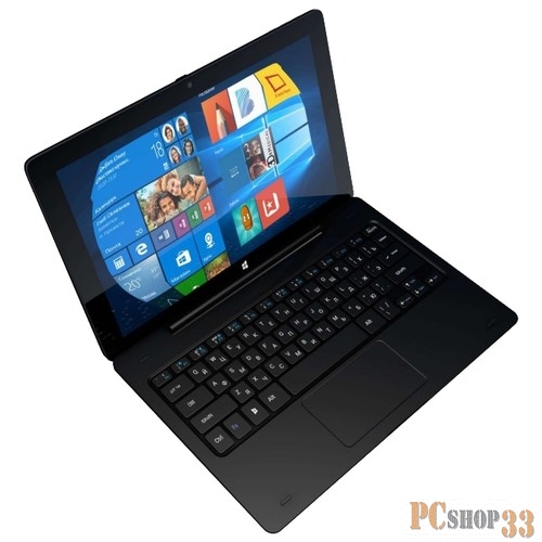 IRBIS TW51, 10,1 (1280*800IPS), Intel Atom Z3735G 4x1.83Ghz, 1024MB, 32GB, cam 2.0MPx + 0,3MPx, Wi-Fi, 5300mAh, Plastic, Hard keyboard, Black, Window