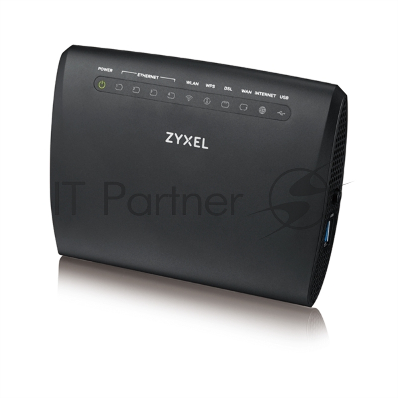 Сетевое оборудование ZyXEL VMG3312-T20A-EU01V1F Wi-Fi роутер VDSL2/ADSL2+ Zyxel VMG3312-T20A, 2xWAN (GE RJ-45 и RJ-11), Annex A, profile 17a/30a, 802.11n (2,4 ГГц) до 300 Мбит/сек, 4xLAN FE, 1xUSB2.0 поддержка 3G/4G