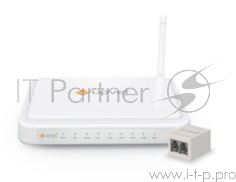Сетевое оборудование UPVEL UR-344AN4G Универсальный 3G/LTE ADSL2+/Ethernet Wi-Fi роутер стандарта 802.11n 150 Мбит/с с USB-портом с поддержкой IP-TV, 3G/LTE backup, Ipv6, TR-069 и антенной 2 дБи