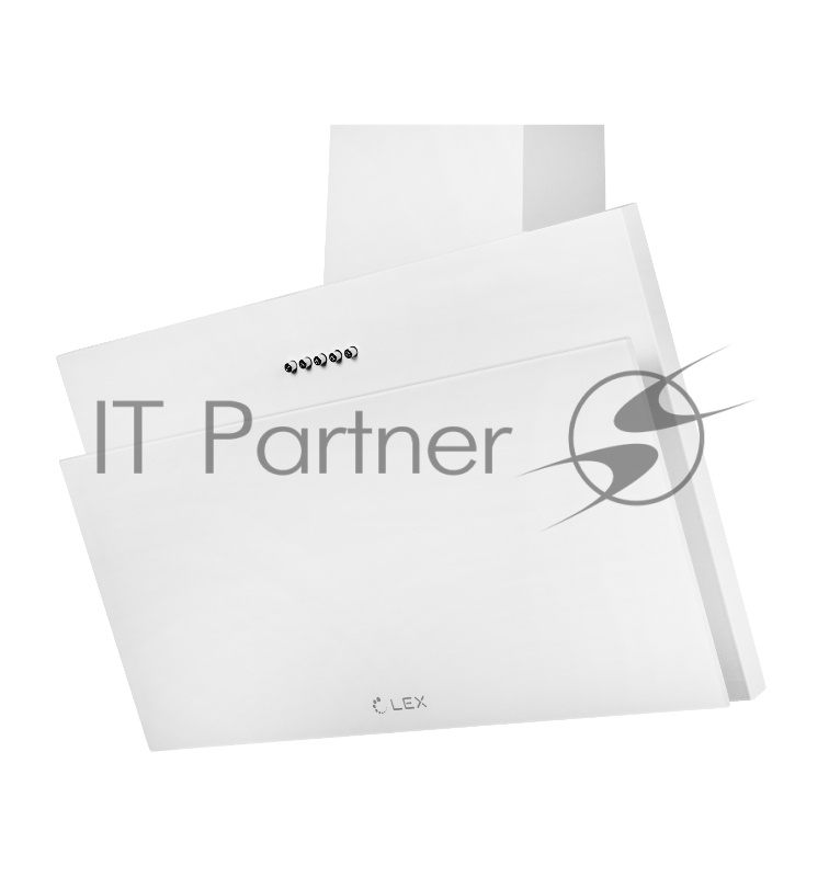 Вытяжка каминная Lex Luka 500 белый управление: кнопочное (1 мотор)