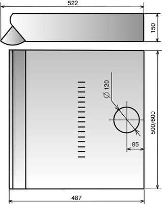 Вытяжка подвесная Эликор Davoline 60П-290-П3Л медь