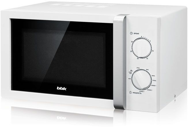 Микроволновая Печь BBK 23MWG-845M/WS/RU MG белый/серебристый