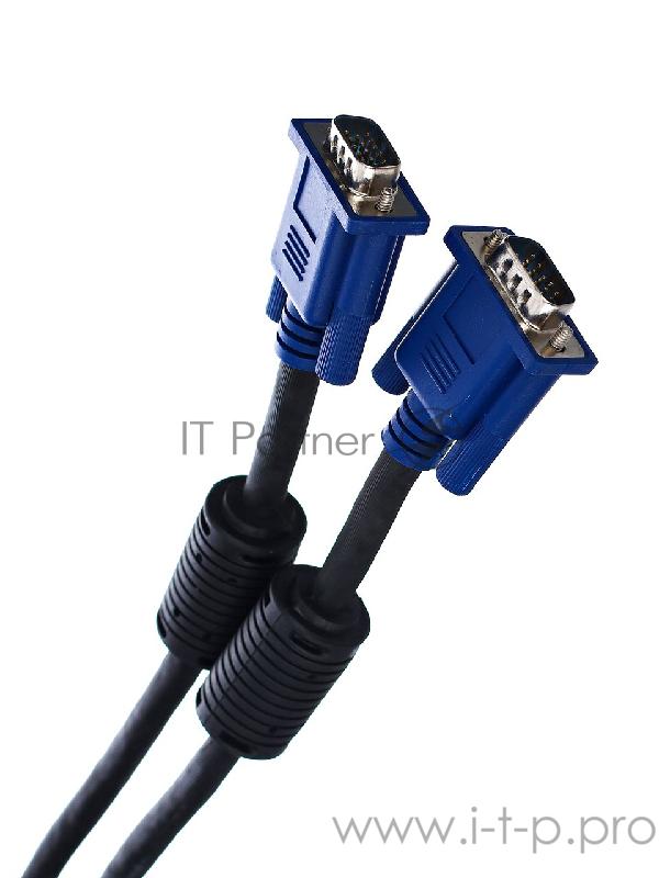 Кабель VCOM VVG6448-40MC Кабель монитор-SVGA card (15M-15M) 40м 2 фильтра