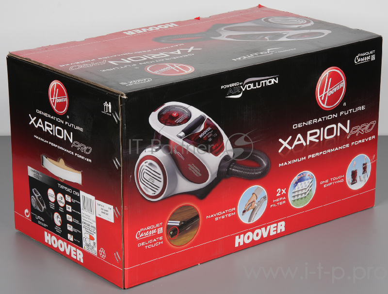 Пылесос Hoover TXP 1510 019 белый/красный