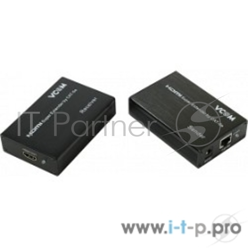 Переходник VCOM DD471 Удлинитель HDMI по витой паре до 60м extender VCOM DD471 +2б.п.