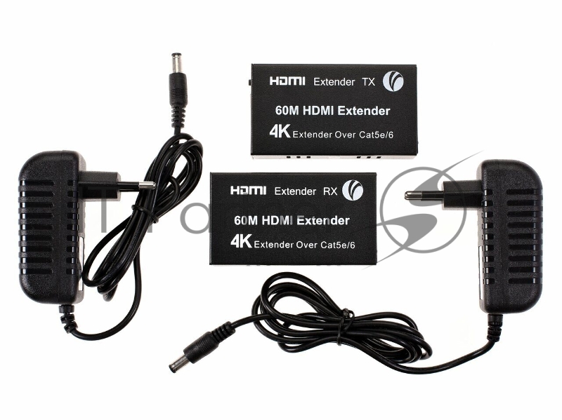Переходник VCOM DD471 Удлинитель HDMI по витой паре до 60м extender VCOM DD471 +2б.п.