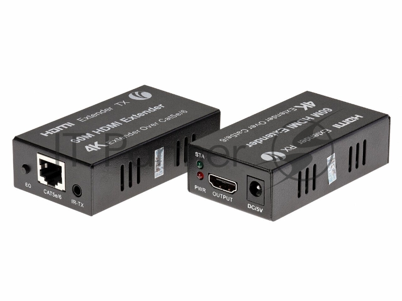 Переходник VCOM DD471 Удлинитель HDMI по витой паре до 60м extender VCOM DD471 +2б.п.