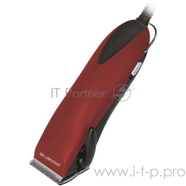 Машинка для стрижки Polaris PHC 2501 красный 12Вт