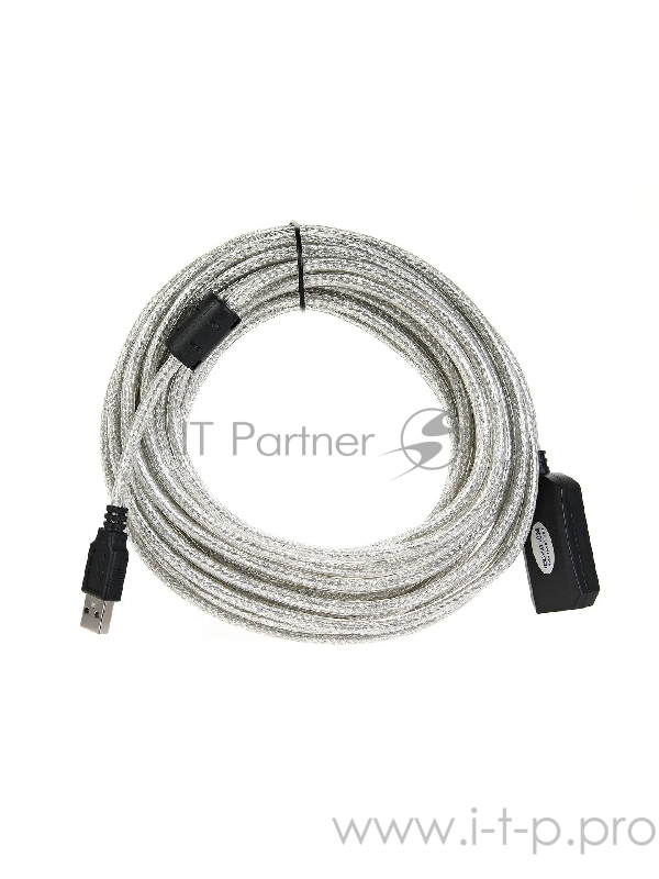 Кабель VCOM VUS7049-10M Кабель-адаптер USB2.0-repeater, удлинительный активный Am--Af 10м