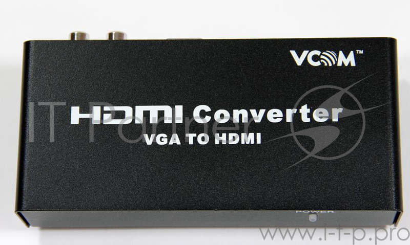 Переходник VCOM DD491 Конвертер VGA + аудио = HDMI