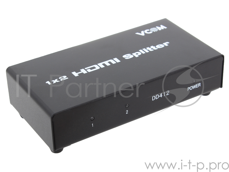 Разветвитель VCOM VDS8040D Разветвитель HDMI Spliitter 1=2 3D Full-HD 1.4v, каскадируемый