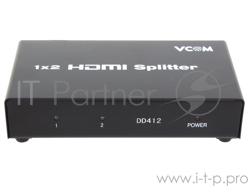 Разветвитель VCOM VDS8040D Разветвитель HDMI Spliitter 1=2 3D Full-HD 1.4v, каскадируемый