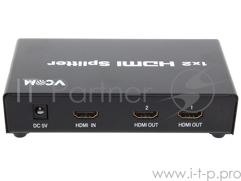 Разветвитель VCOM VDS8040D Разветвитель HDMI Spliitter 1=2 3D Full-HD 1.4v, каскадируемый