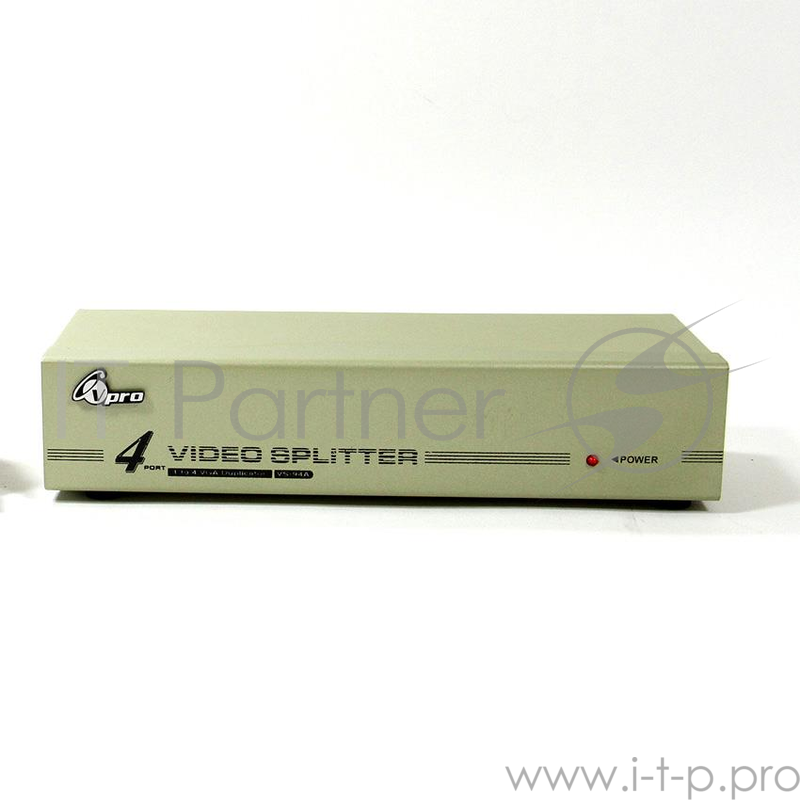 Разветвитель VCOM VDS8016 Разветвитель VGA 1-4-port (VGA15M+4VGA15F)+б.п.