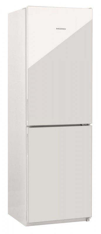 Холодильник NORDFROST NRG 119 042 белое стекло (двухкамерный)