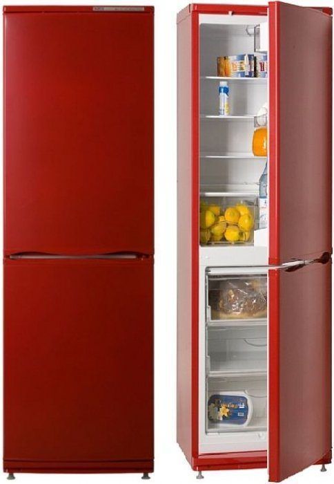Холодильник Атлант ХМ 4012-030 рубиновый (двухкамерный)
