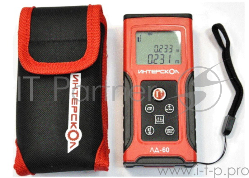 Лазерные дальномеры, уровни, детекторы ИНТЕРСКОЛ ЛД-60 лазерный дальномер 196.1.0.00