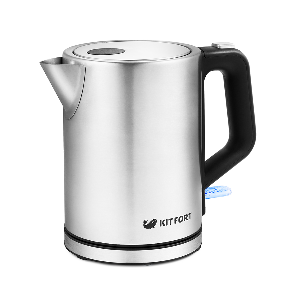 Чайник электрический Kitfort КТ-636 1л. 2200Вт нержавеющая сталь (корпус: нержавеющая сталь)