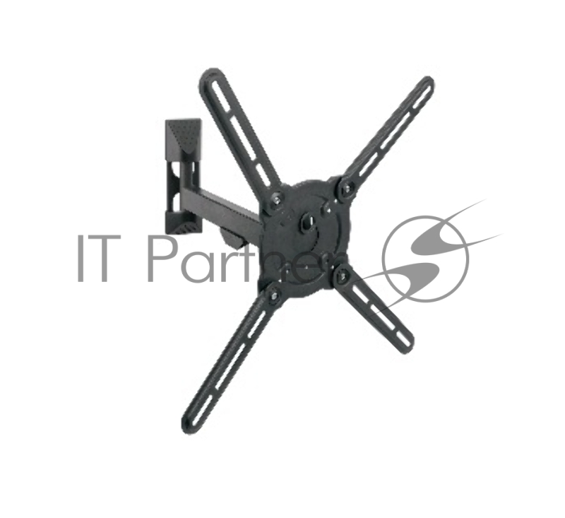 Крепеж Кронштейн Kromax ATLANTIS-10 grey (Наклонно-поворотный для LED TV 22-65, 3 ст. свободы, VESA 75/10