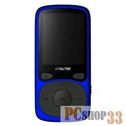 Плеер 363324 Плеер Flash Digma B3 8Gb синий/1.8
