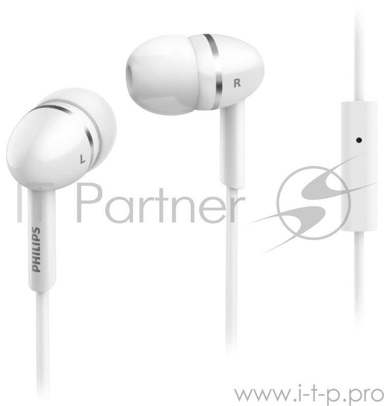 Наушники PHILIPS SHE1455WT, вкладыши, белый, проводные
