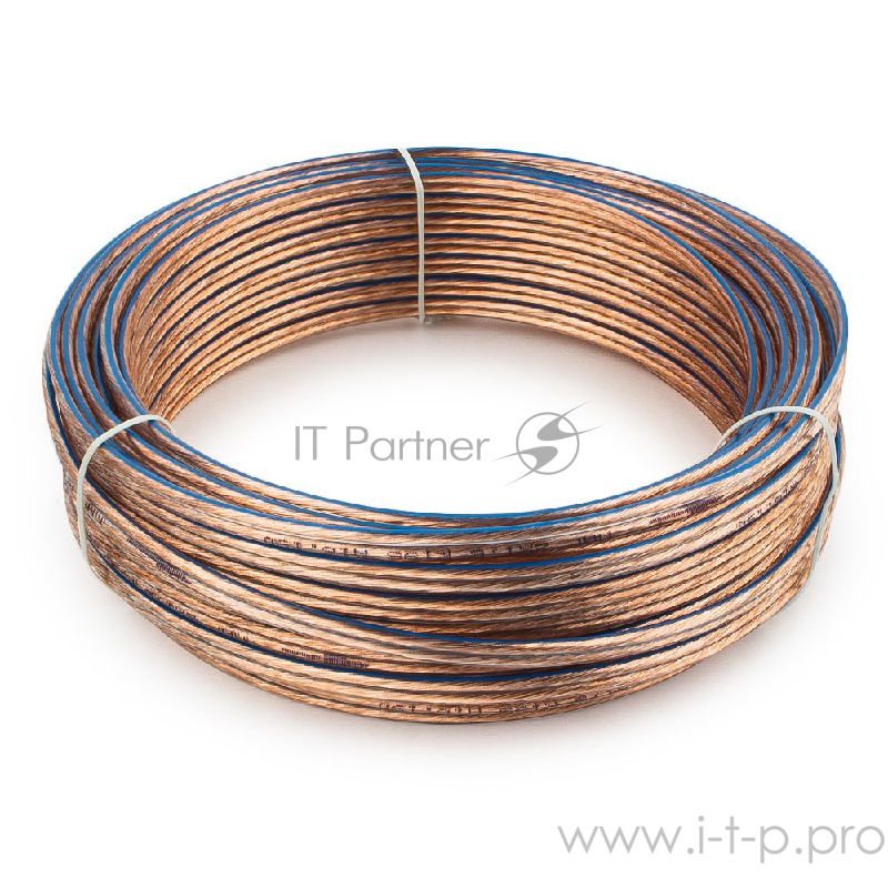 Кабель акустический Cablexpert CC-TC2x1.5-20M, медь, 2x1.5мм (20м)