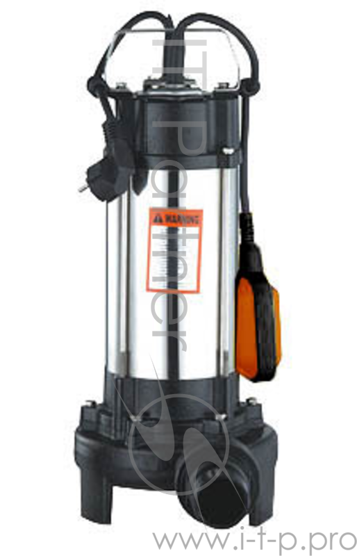 Насосы Вихрь 68/5/4 Фекальный насос ФН-1100Л лезвие { 1100 вт, высота подъема-9 м, max-14 м3/час, частицы-15 мм }