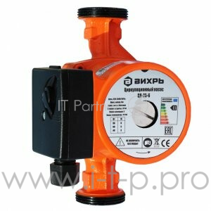 Насосы Вихрь 68/7/2 Циркуляционный насос ЦН-25-6 { 40/60/90 вт, напор 3/5/6 м, поток 50л/мин, мат чугун/алюминий }
