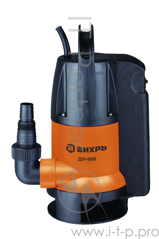 Насосы Вихрь ДН-900 68/2/3 Дренажный насос { 900 вт, глуб-8 м, max-15,5 м/час, частицы-35 мм }
